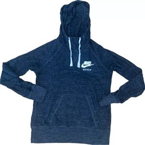 Nike Long Sleeve Hooded Shirt Women’s Small Heather Gray Lightweight